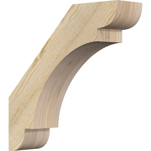 Ekena Millwork 4"W x 16"D x 16"H Olympic Rough Sawn Knee Brace, Douglas Fir BRC04X16X16OLY00RDF - main
